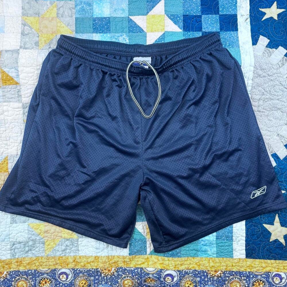 Navy Dark Blue Reebok Gym Shorts